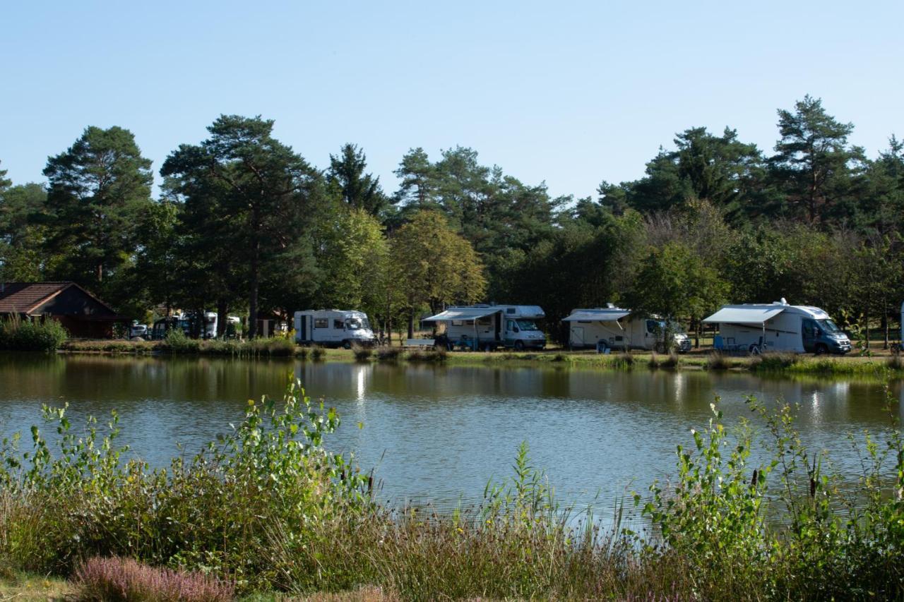 Naturcamping Lueneburger Heide - Chalets & Tiny Haeuser Soltau Exterior foto