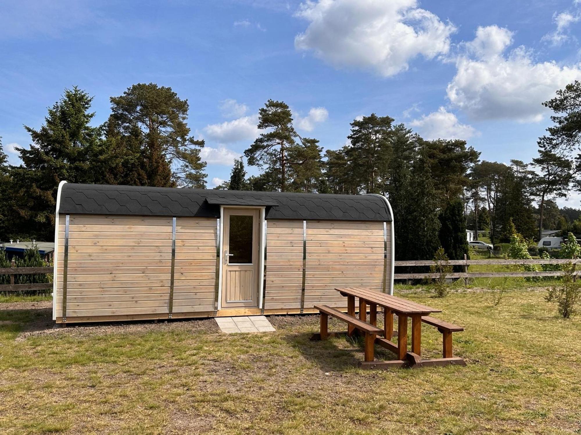 Naturcamping Lueneburger Heide - Chalets & Tiny Haeuser Soltau Exterior foto