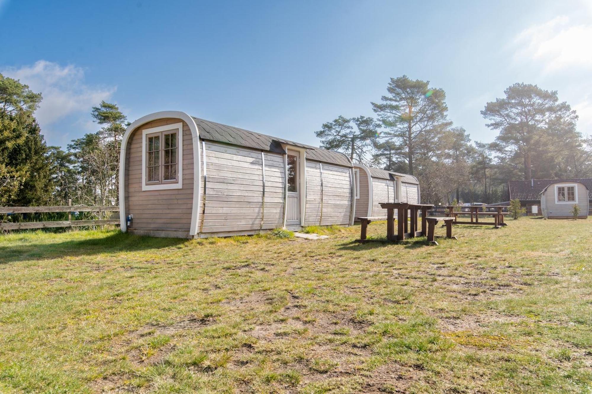 Naturcamping Lueneburger Heide - Chalets & Tiny Haeuser Soltau Exterior foto
