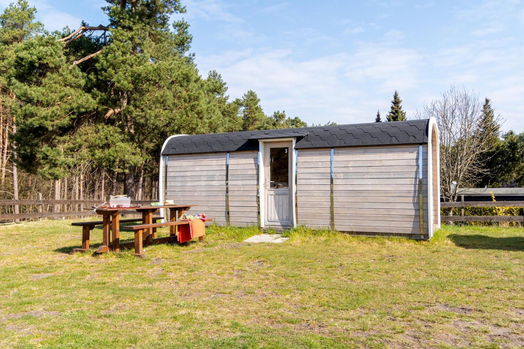 Naturcamping Lueneburger Heide - Chalets & Tiny Haeuser Soltau Exterior foto