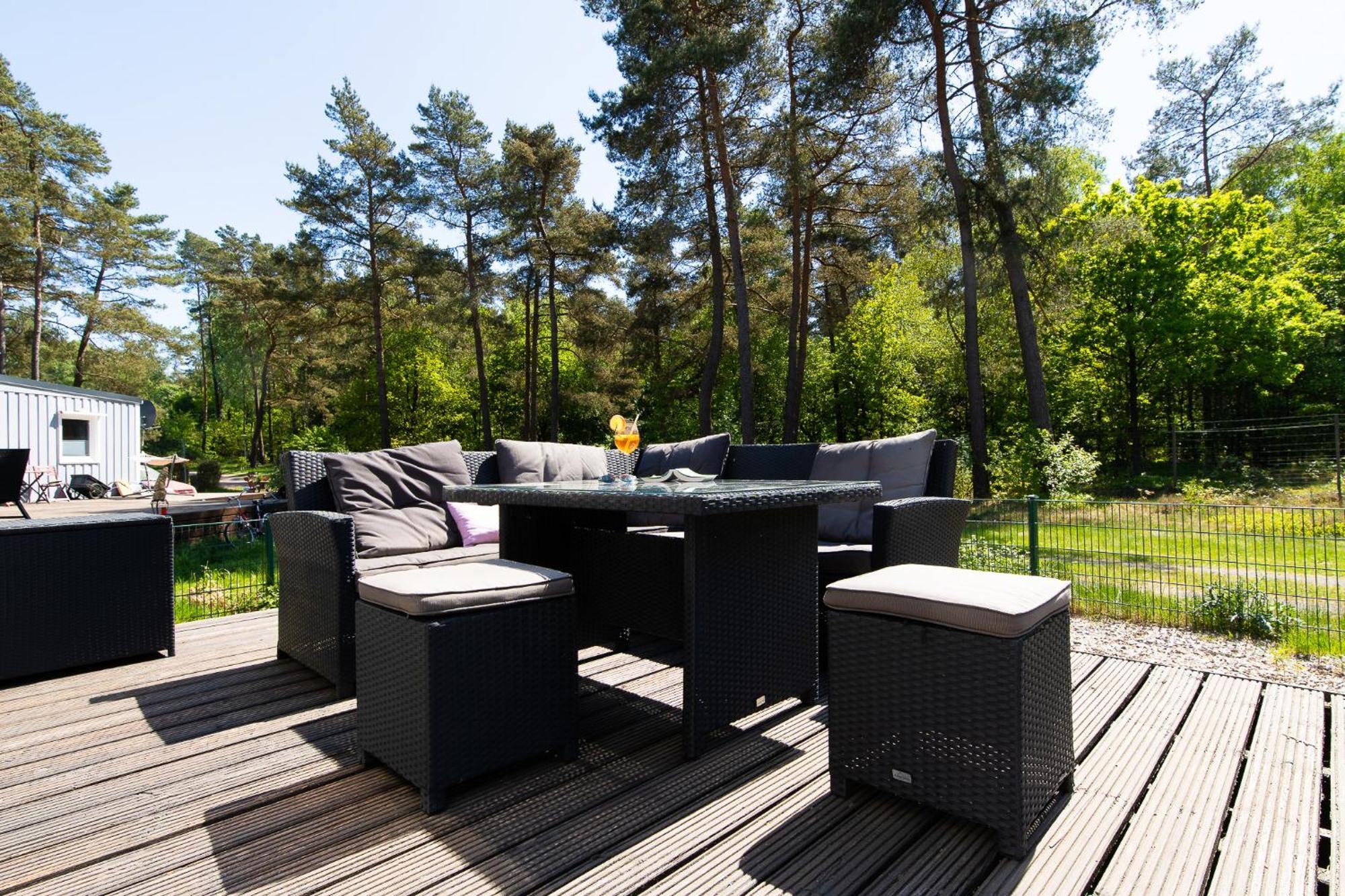 Naturcamping Lueneburger Heide - Chalets & Tiny Haeuser Soltau Exterior foto